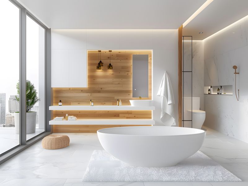 Modern Bathtub Setup